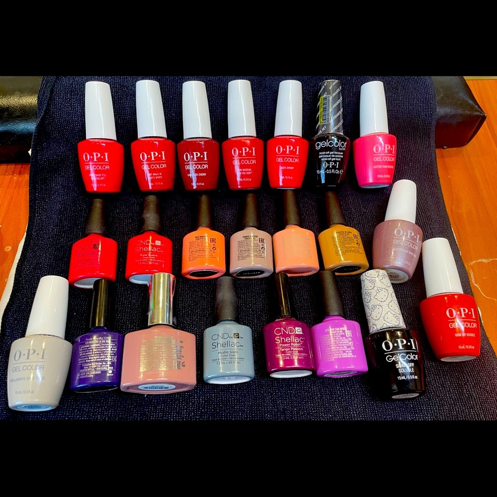 OPI & CND gel polish
